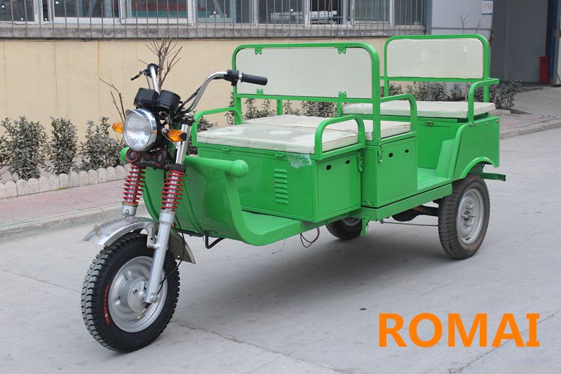 e rickshaw for passanger in India with DC brushless motor
