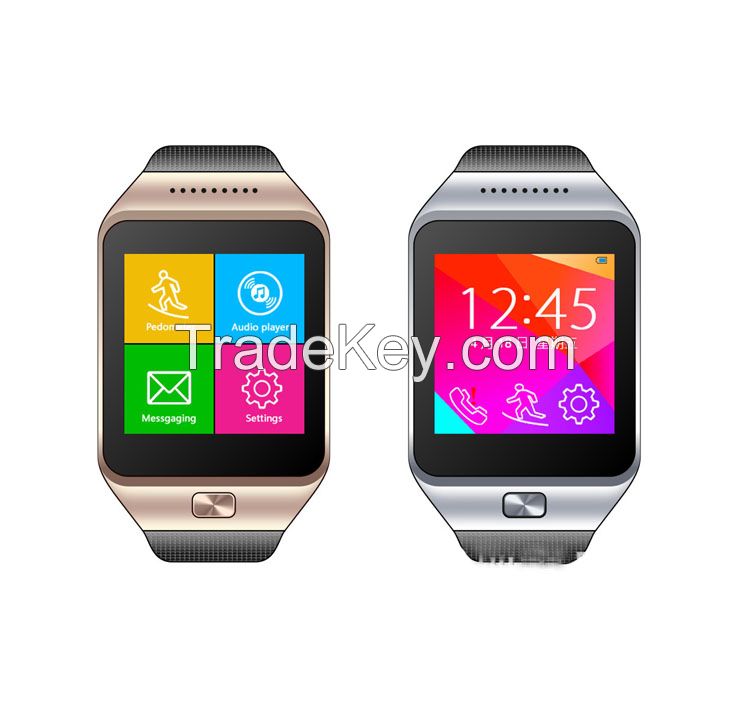 bluetooth 3.0 wrist smart watch phone with Facebook Twiter e-mail and calendar reminders function
