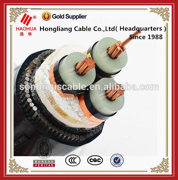 35kV XLPE insulated steel wire armoured power cables for power plant