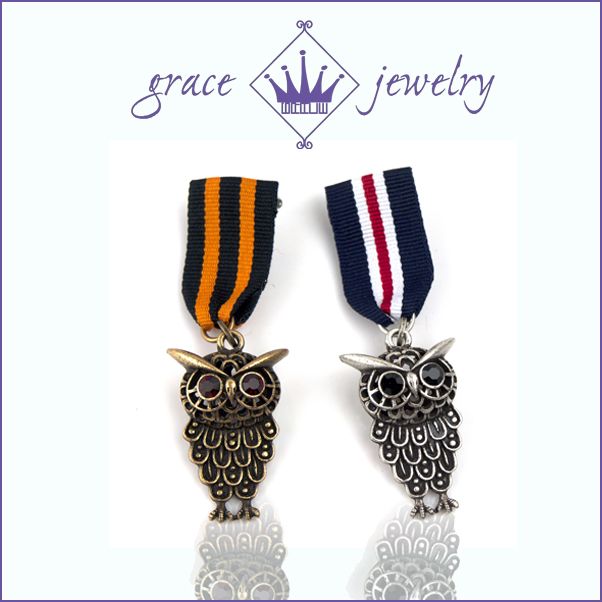 2014 best selling fashion owl shape alloy brooch pin