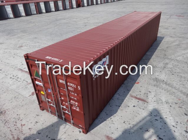 New and used ISO standard intermodal 40ft shipping containers for sale