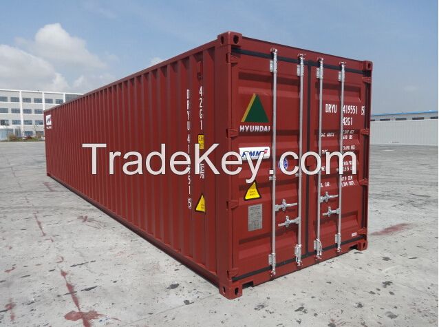 New and used ISO standard intermodal 40ft shipping containers for sale