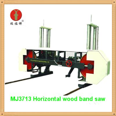MJ3713 Horizontal Wood Cutting Band Sawmill