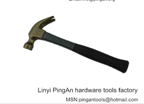   claw hammer with fiber handle