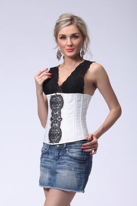 2014 Whole-sale girdle classical strapless corset underbust 