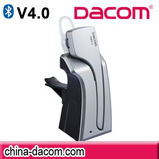 Dacom New Arrical bluetooth car kit headset with 2 battery