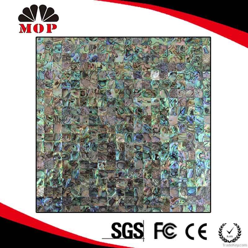 Seamless New Zeland Abalone Shell Mosaic