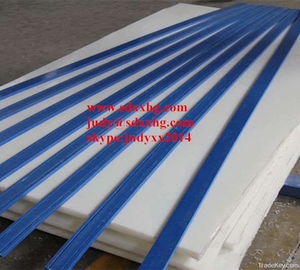 Flame retardant HDPE wear strips