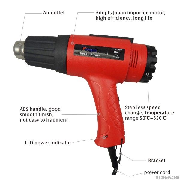 Tdagro 2000W Temperature Adjustable Heat Gun