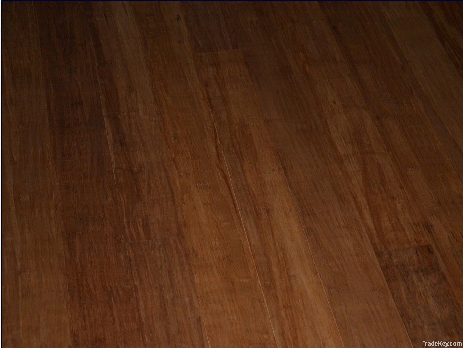 Click Strand Woven Bamboo Flooring Carbonized Color