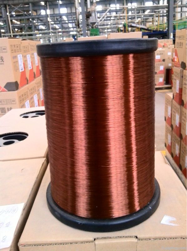 Enameled copper clad aluminum round wire