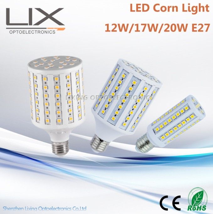 12W/17W/20W LED Corn Light E27 with CE RoHS Approval E27 Corn LED Light / SMD5050 LED Corn Lamp