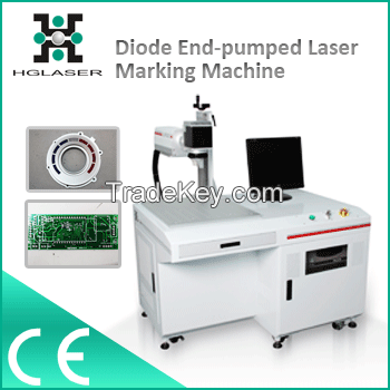 Diode end pumped laser marking machine