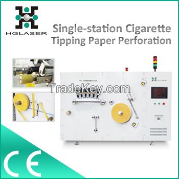 Bobbins laser tipping paper perforator