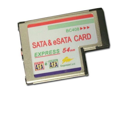 ExpressCard to eSATA + SATA  JMB362  54MM