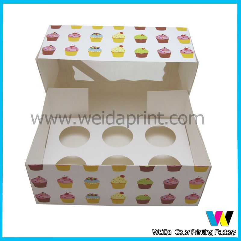 Custom Cupcake Box (1 to 24 Cups)
