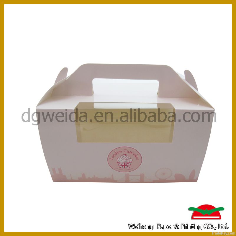 Quality Cupcake Box With Handle