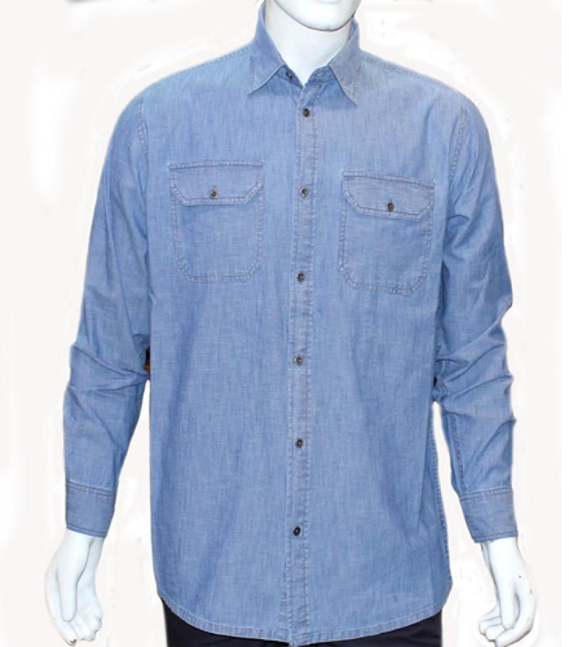 MENS COTTON CASUAL SHIRT IN DENIM