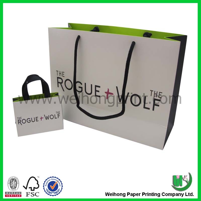 Paper Bag with Handle Wholesale