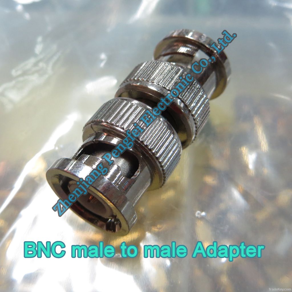 BNC adapter, RF adapter, male to male