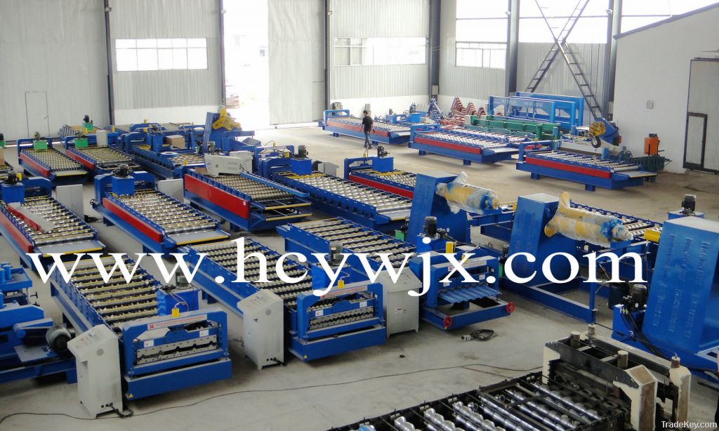 Cold roll forming machine workshop