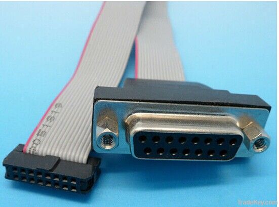 DB9 Ribbon Cable to IDC Flexible Cable 2*5P