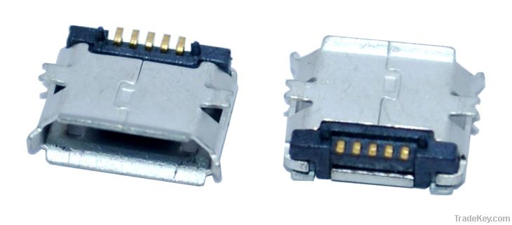 Micro USB Connector Female 5pin B-type SMT/SMD