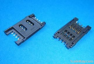 memory sd card connector, 2 to 1pin, SMD