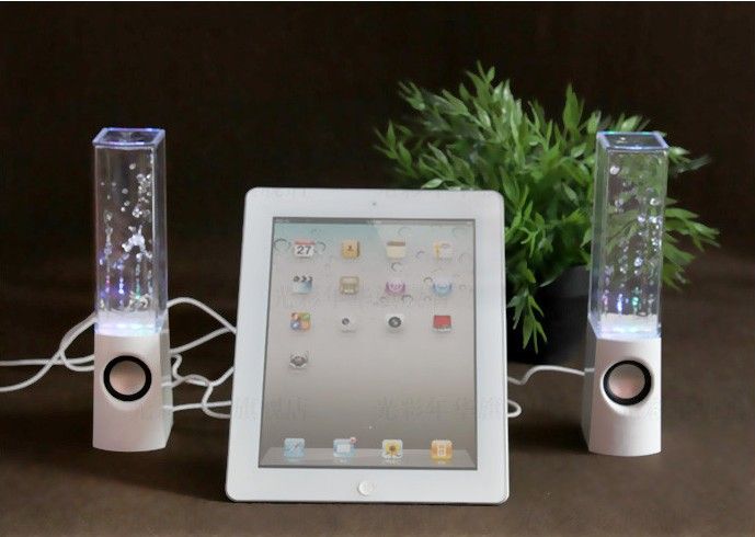 fashion style colorful LED Music fountain dancing water speaker