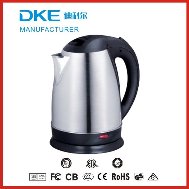 1.8L stainless steel 201 electric water boiler for home appliance