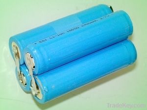 HIGH QUALITY RECHARGEABLE LI-ION BATTERY PACK 18650 2400MAH/14.4V