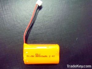 2.4V AA 900MAH RECHARGEABLE NIMH BATTERY PACK