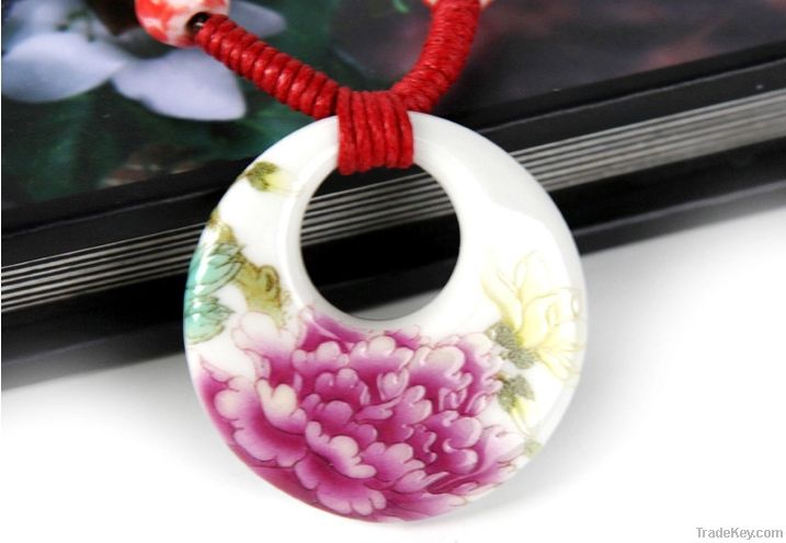 Ceramic Ring Necklace