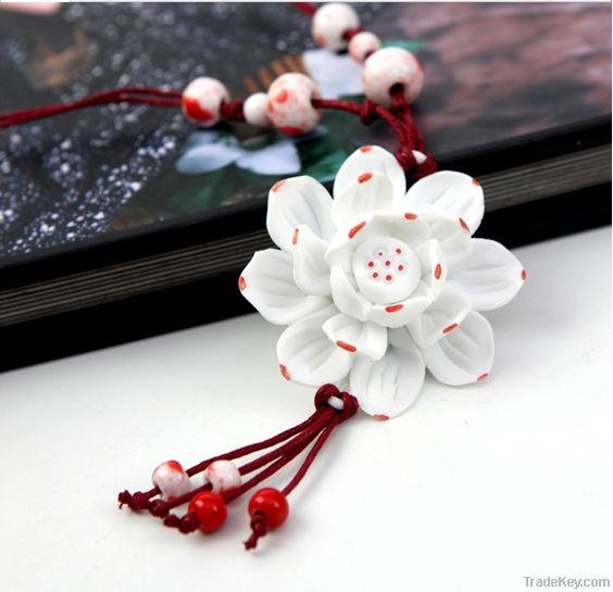 Ceramic Flower Necklace