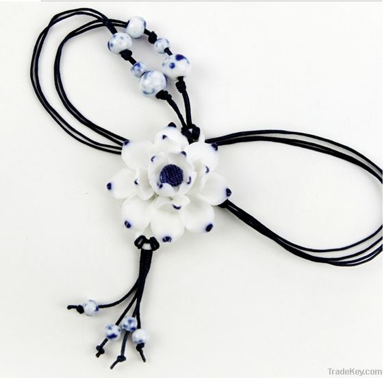 Ceramic Flower Necklace