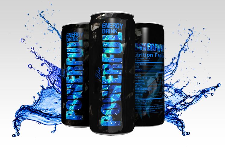 Powerful Energy Drinks - Mojito/Yellow/Blue/Red