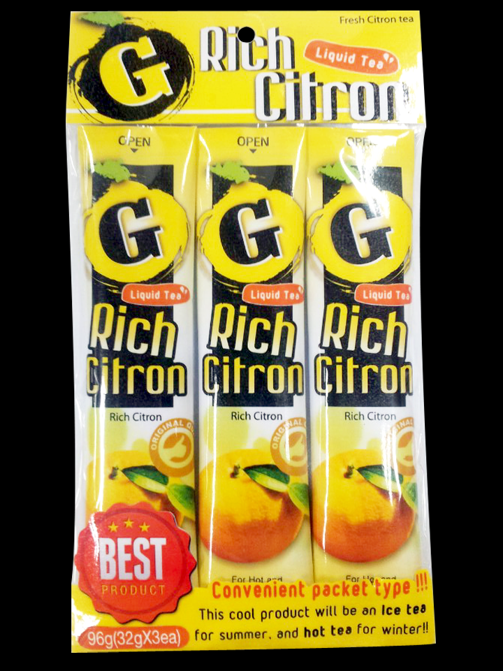 (NEW) Gold Citron Liquid Tea (3 Packets)