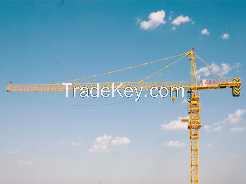 China Safe Construction Tower Crane For Wharf / Bridges , 8 ton TC6013