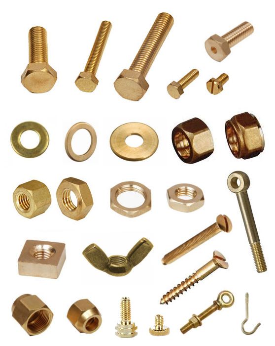 Brass Nuts Bolts & Washers