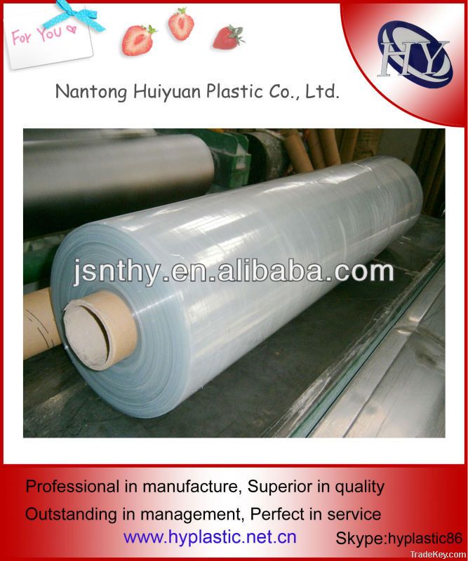 Width 40cm Transparent Soft PVC Plastic Film for Packing