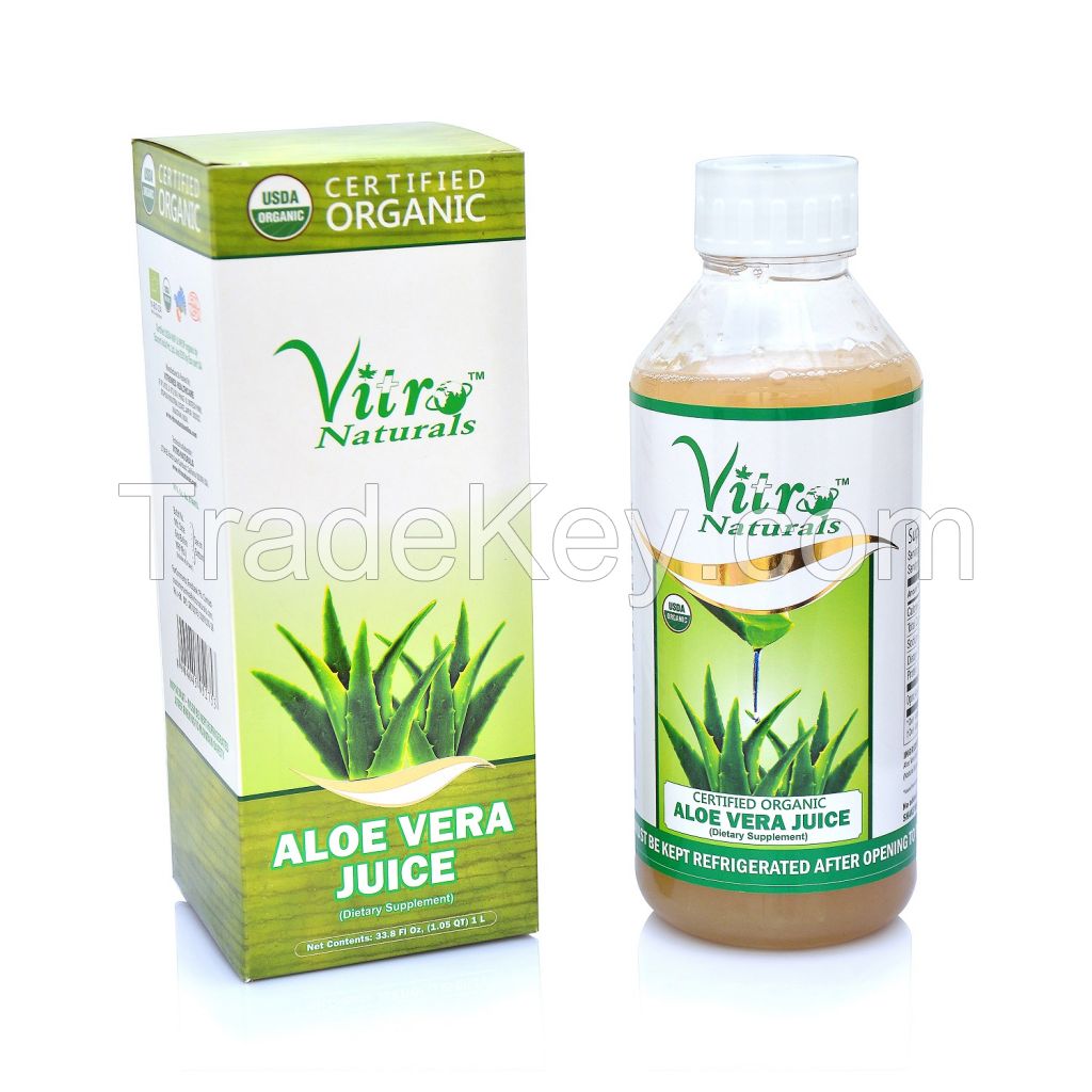 VITRO NATURALS CERTIFIED ORGANIC ALOEVERA JUICE