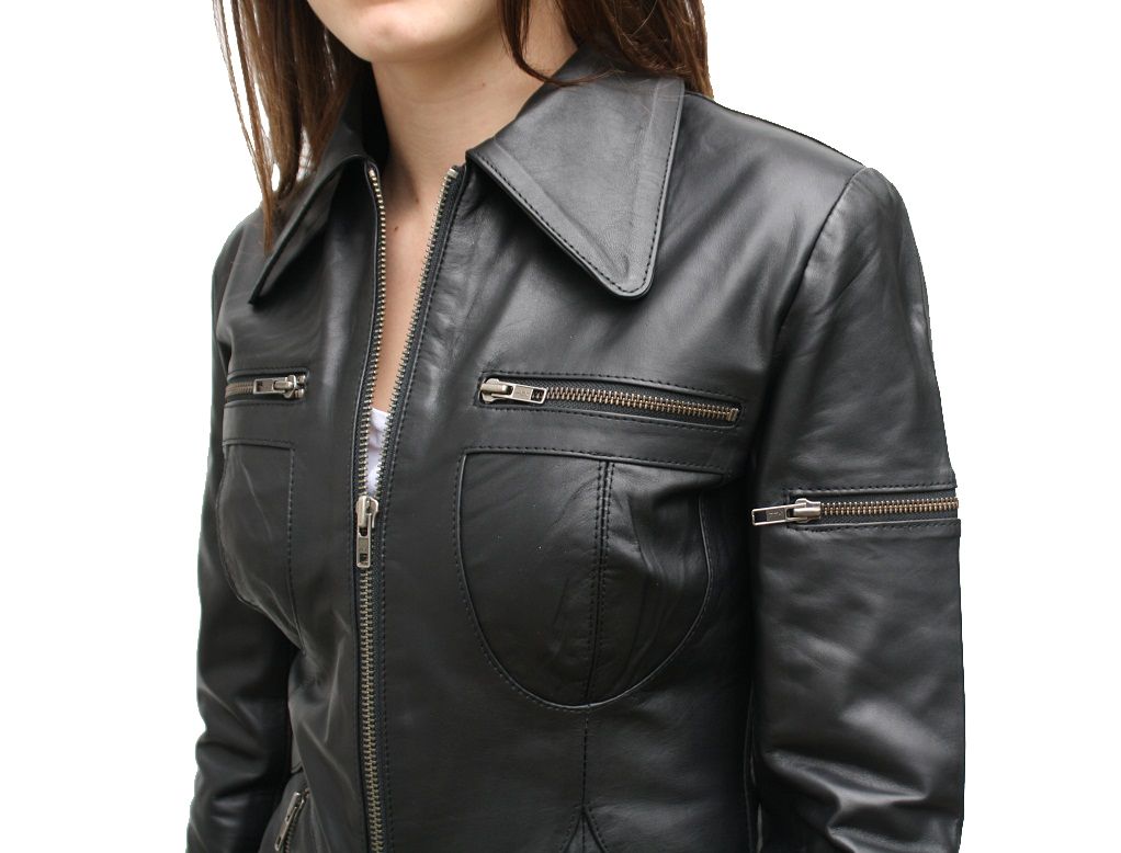 Ladies Leather Jackets of Sheep Leather