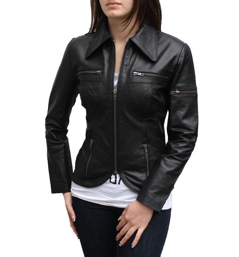 Ladies Leather Jackets of Sheep Leather