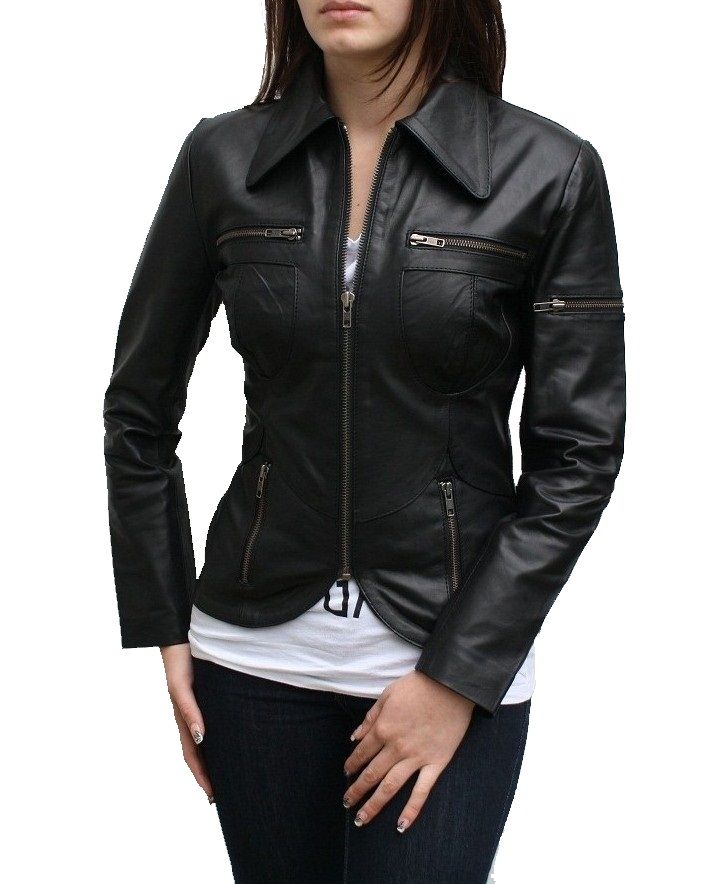 Ladies Leather Jackets of Sheep Leather