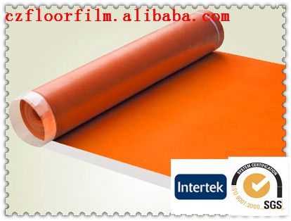 2-10 mm acoustic damp-proof eco IXPE foam underlay with mesh hole aluminum coating PE film golden film