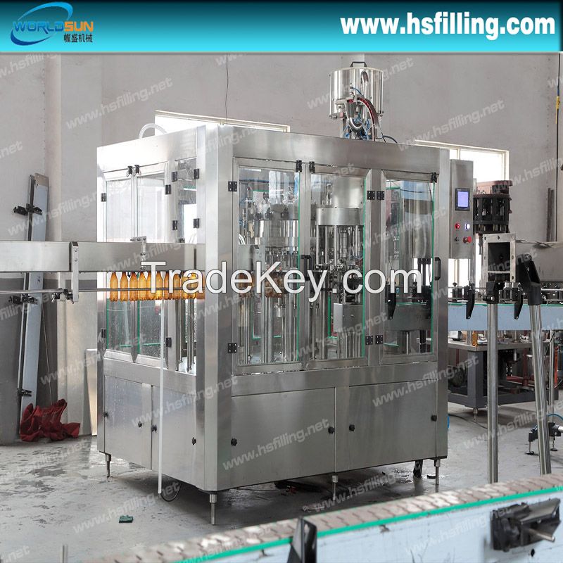 Cola Sprite Soda Water Filling Machine with Washing Filling and Capping Part