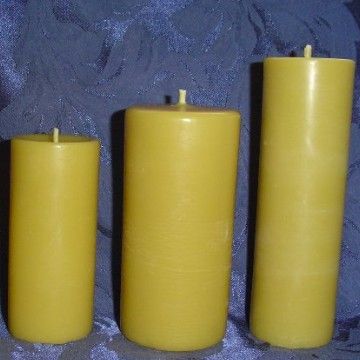 100% natural bee wax candle