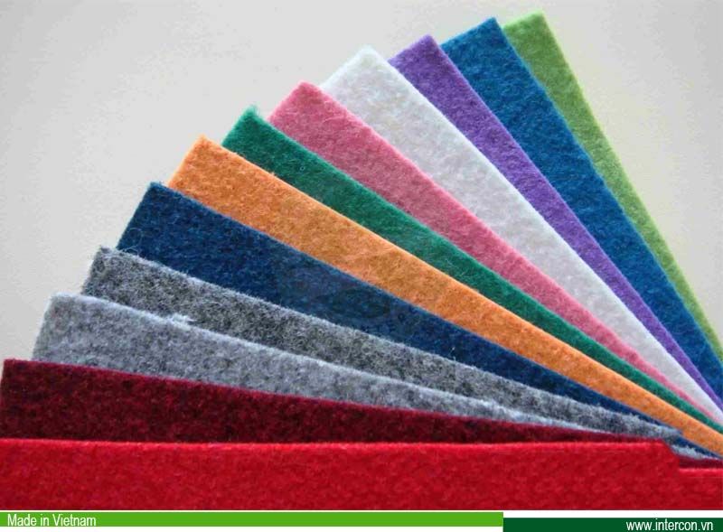 felt fabric, shoe lining, gusset shoe production, sofa fabric viet nam