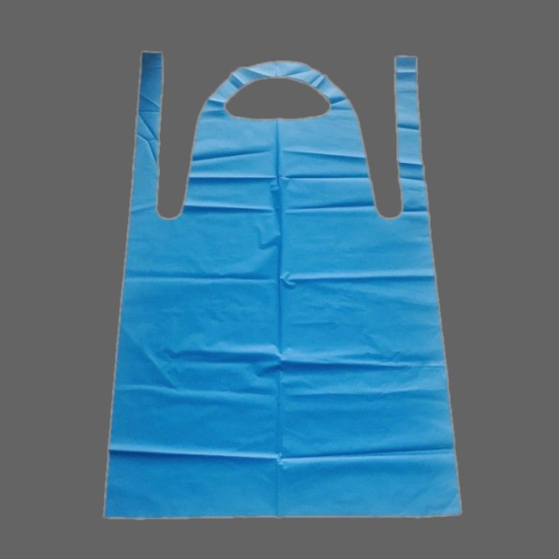 Folded Flat Or Roll Apron Surgical Use Disposable PE Aprons