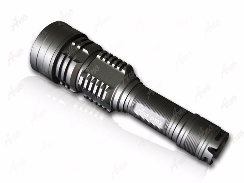 Ano D703 Aluminum alloy 1000 lumen 18650 rechargeable t6 led diving flashlight